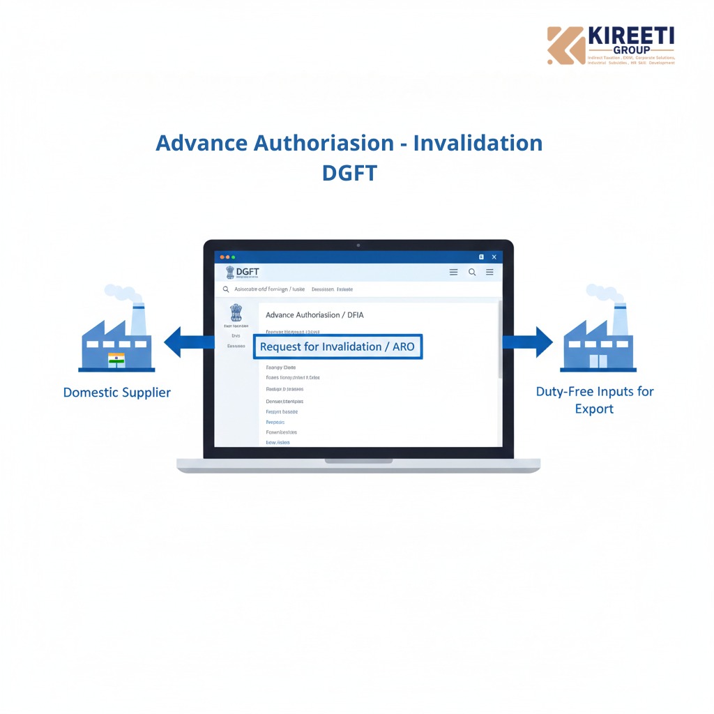 Advance Authorisation invalidation update