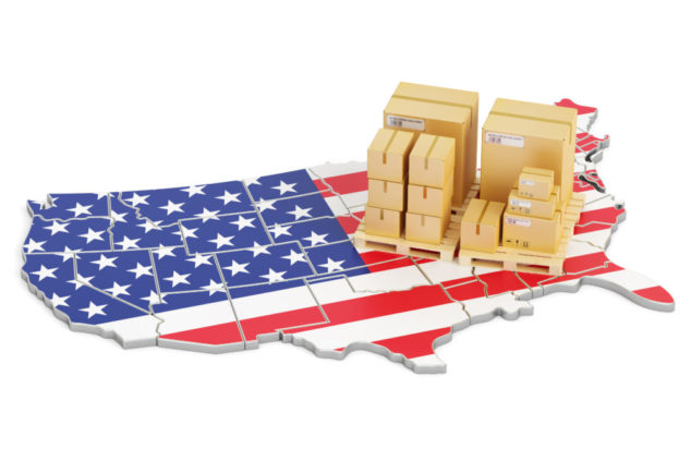 customs duty on specified imports originating in USA