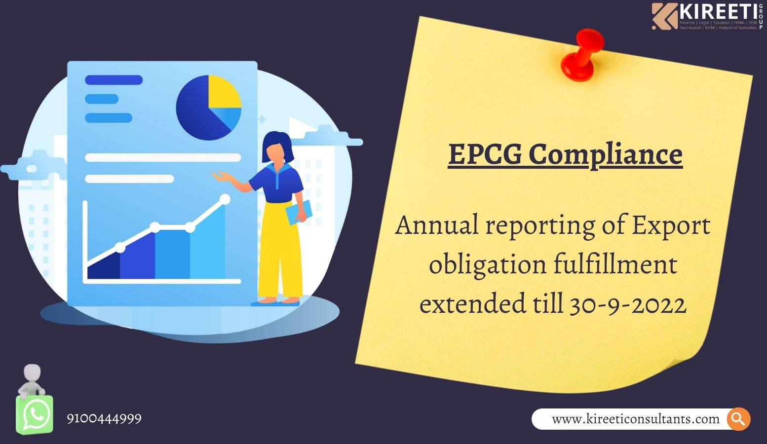 Returns, EPCG, Annual Returns, Filing, Export Obligation, EO, Export