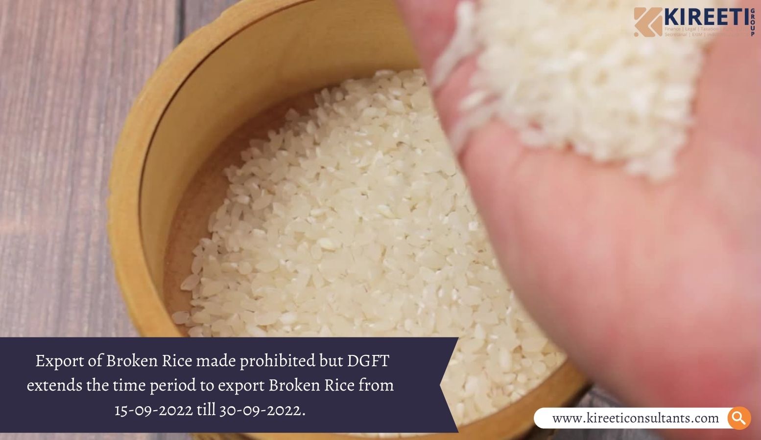 Broken Rice Export policy