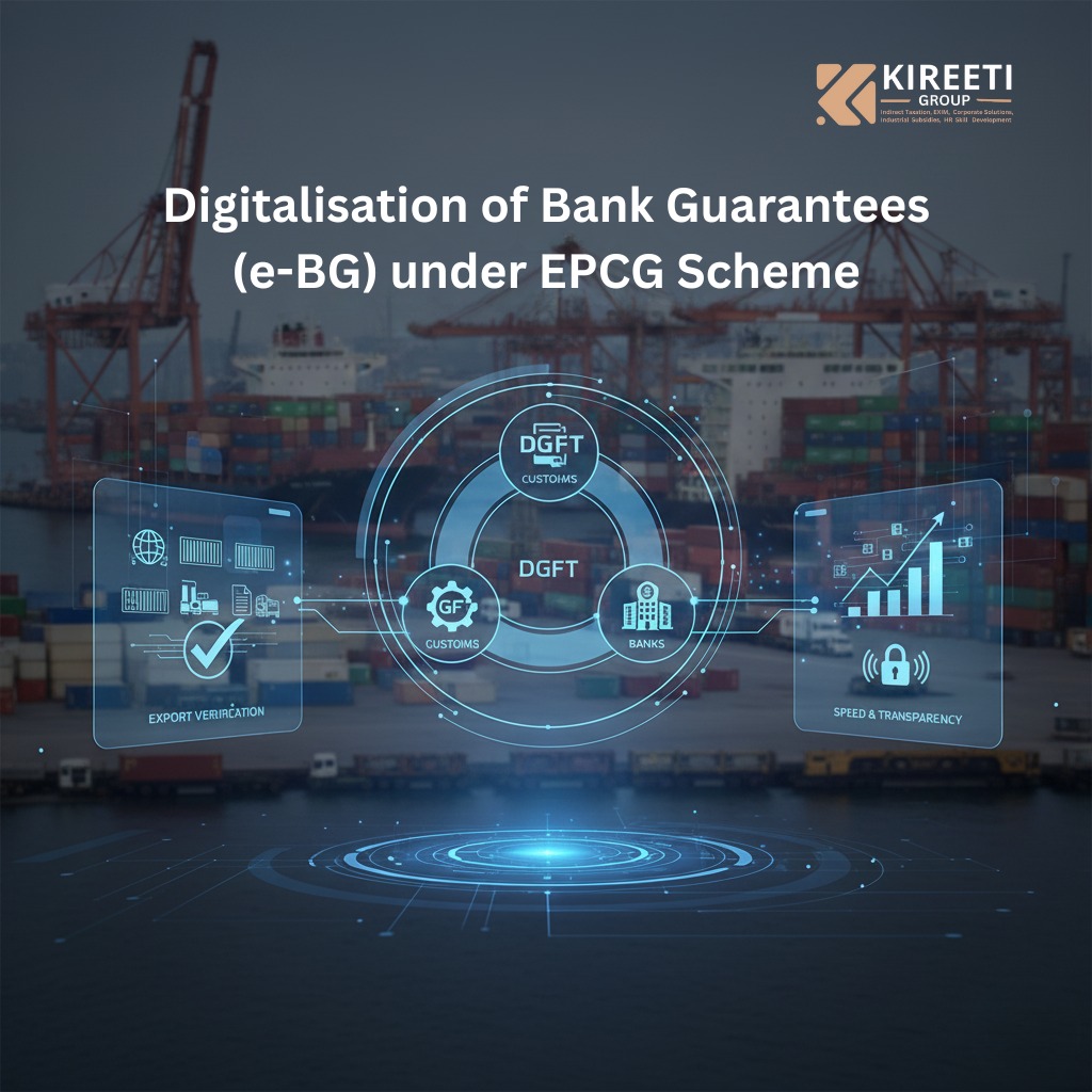 Digitalisation of Bank Guarantees under EPCG