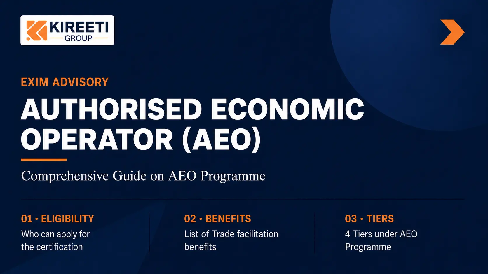 AEO Certification - Authorised Economic Operator explained
